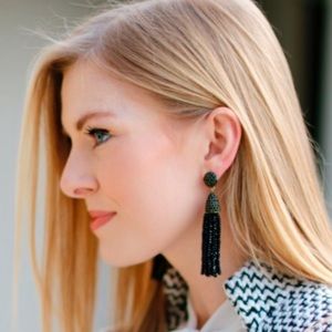 NWT Two Pairs of Baublebar Beaded Tassel Earrings